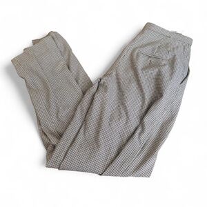 Aritzia Wide Leg Checkered Dress Pants size 2